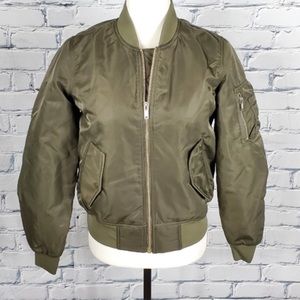 Green bomber jacket - Wilfred Free